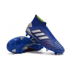 Kopačky Pánské Adidas Predator 19+ FG – Modrý Stříbrný